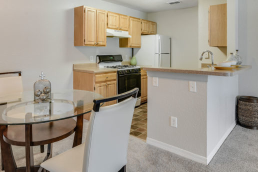 Kitchen and dining room